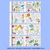 Wall-Safe Kids' Graffiti and Coloring Scroll - Large Paper Art for Kindergarten