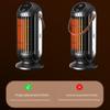 2000W 4 Heat Settings Intelligent Desktop Space Heater Powerful PTC Ceramic Fast Heating For Home Office Bedroom Use