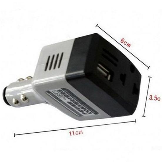 

Автомобильный мобильный преобразователь инвертор USB-адаптер постоянного тока 12 В/24 В в переменный ток 220 В зарядное устройство