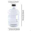 Clear Water Jug with Large Capacity for Outdoor Adventures