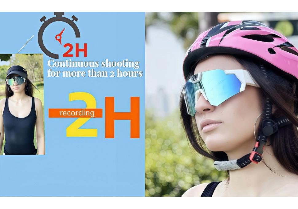 Smart Video Recording Sports Sunglasses with Camera for Cycling and Photography DV