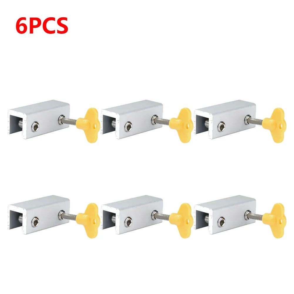 10-1Pcs Aluminum Alloy Window Lock Stopper Sliding Window Anti-theft lock Window Sliding Door Baby Kids Child Safety Doors Lock