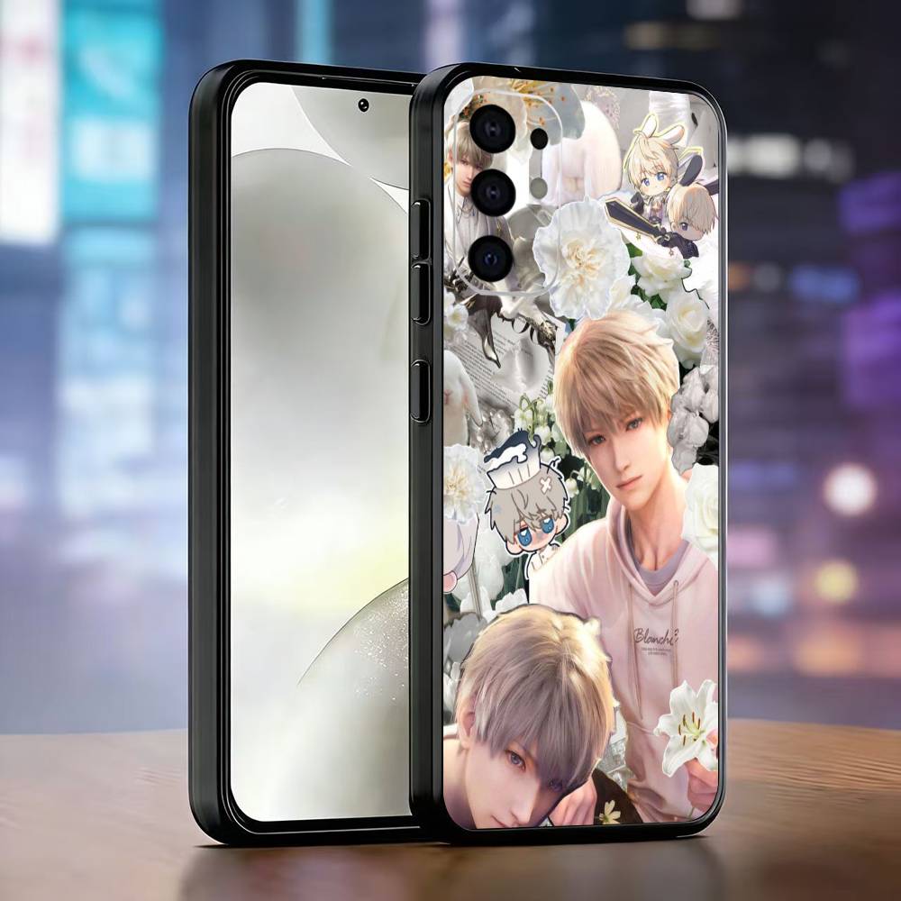 

Love Deepspace Xavier Rafayel Sylus Caleb Phone Case Black Silicone Soft Samsung S25,S24,S21,S22,S23,S30,Ultra,S20,Plus,Fe,Lite Samsung S23plus5G