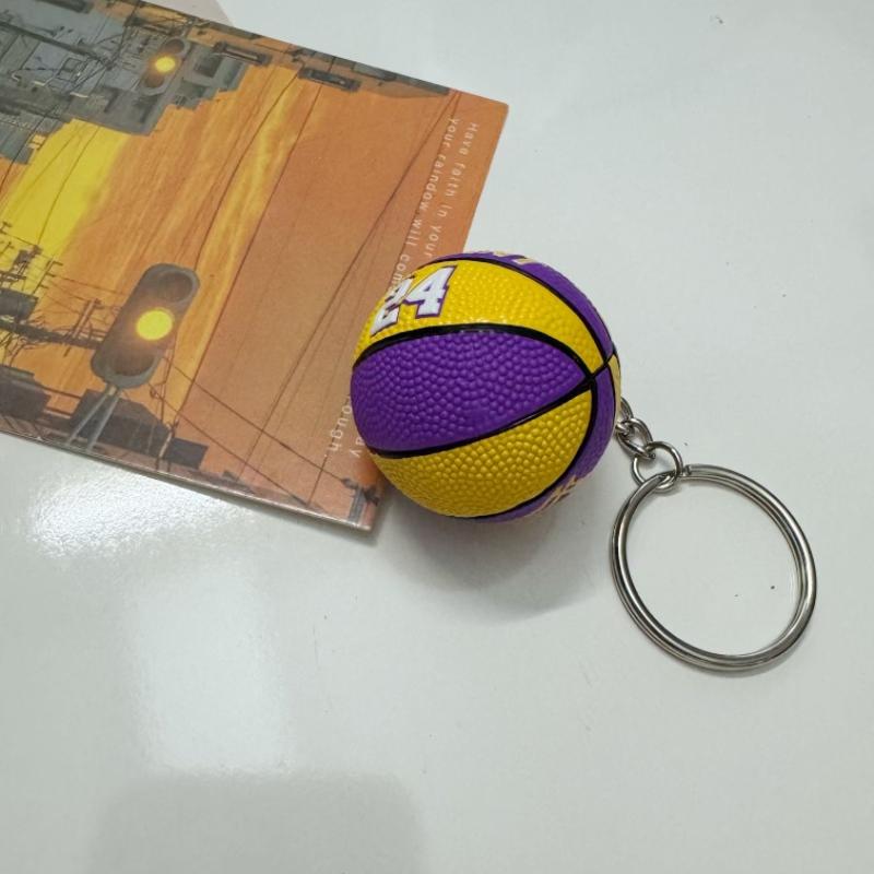 Curry Basketball Keychain Car Key Ring Star Fan Key Chain Ball Bag for Men Boy Car Keyring Lover Trinket Gifts Toys Accessories