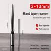 High-Speed Steel Taper Reamer - Straight Handle, Hexagonal Cone, High Hardness for Woodworking and Metal Expansion