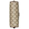 Gucci Ophidia Monogram Double G Pattern Zipper Closure Canvas And Leather Trim Crossbody Bag Women Bags Beige Brown 772311-K9GSG-8367