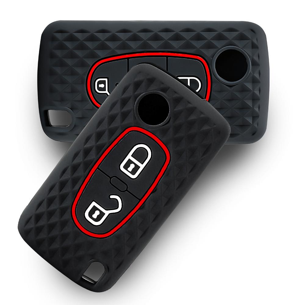 2 3 Button Key Case Cover For Citroen C-Crosser C3 C4 Picasso Berlingo Case For Peugeot Partner Tepee 207 307 308 407 Keychain