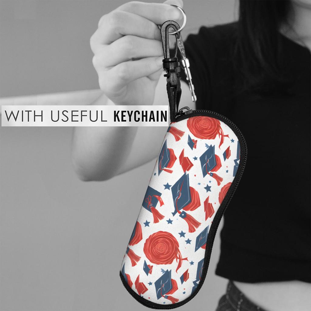 Harajuku Graduation students school Graduate Glasses Case New Accessories Glasses Protector Cartoon Eye Contacts Case