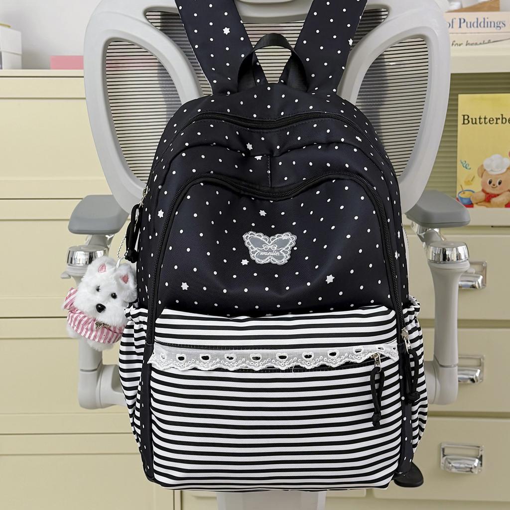 Schoolbag1011 New Korean Backpack Female Student Schoolbag Large Capacity Lightweight Backpack Cute Girl Style Casual Fashion