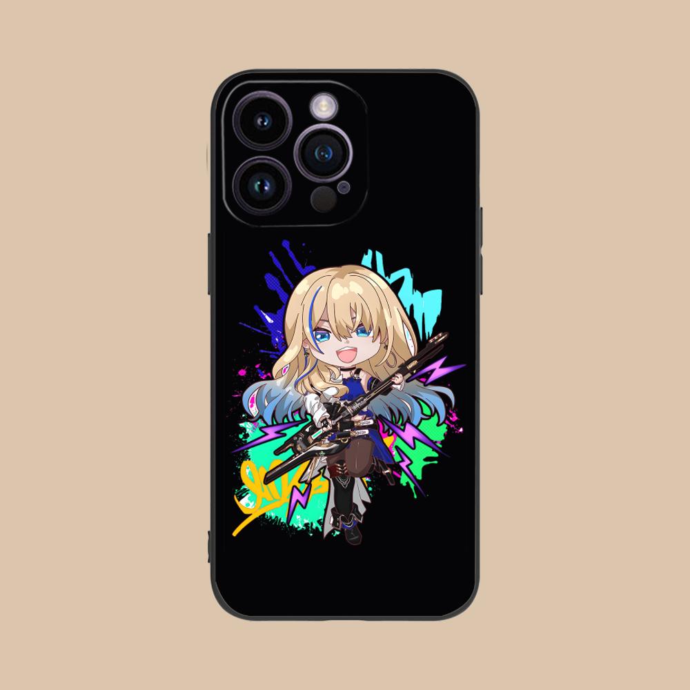 HSR Serval Matte TPU Mobile Phone Case for iPhone 17 16 15 14 13 12 11 X XR XS 8 7 Air Pro Max Plus Mini Colorful Cover