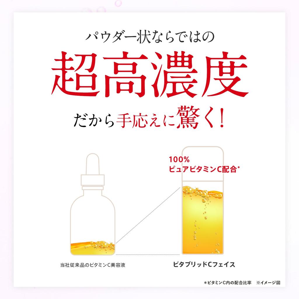 Vitabrid C Face Brightening Plus Hybrid Beauty Powder C Pack for Firm Skin That Wakes You 3g Bottles 3 Months [Vitamin Long-term Up] (3 (approximately