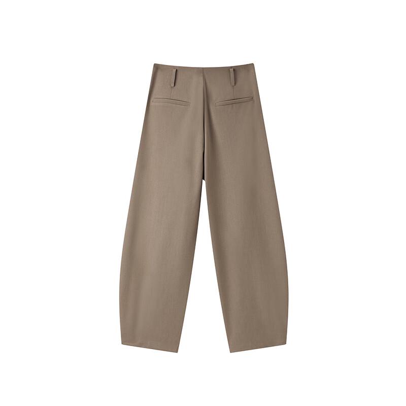 Peacebird Women's High-Waist Banana Fit Casual Pants