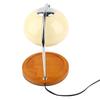 Lampa na ohrievanie sviečok Drevený stojan Železný stojan Sklenené tienidlo Dekoratívna Retro lampa na topenie sviečok s