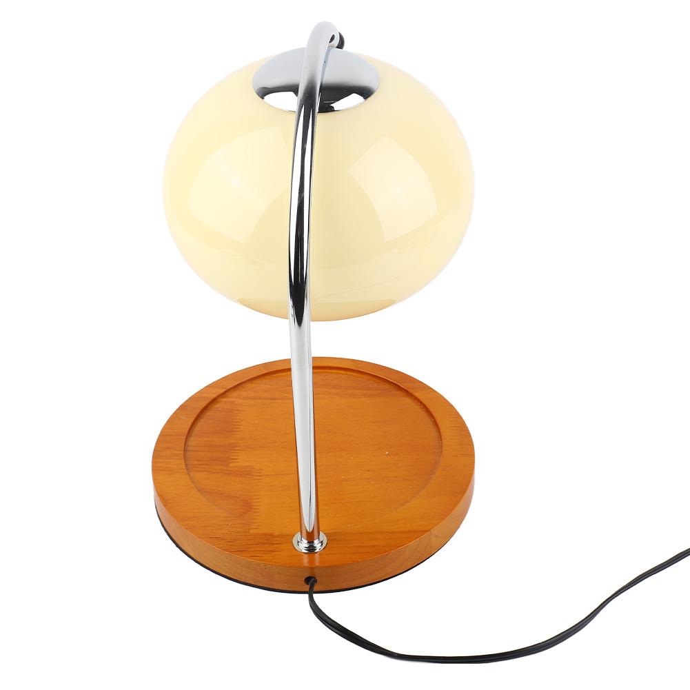 Lampa na ohrievanie sviečok Drevený stojan Železný stojan Sklenené tienidlo Dekoratívna Retro lampa na topenie sviečok s