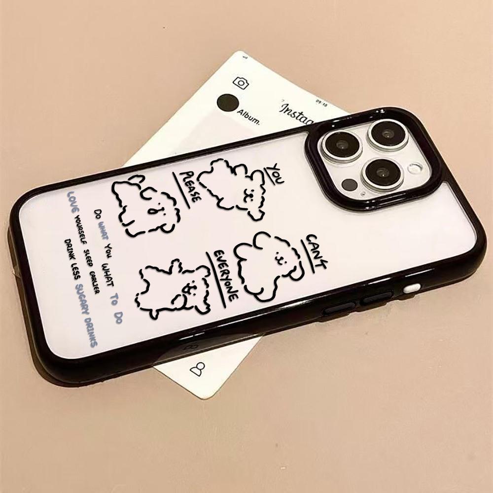 Transparent Phone Case for iPhone 11 12 13 iPhone 13 14 15 Pro 15 16 Pro Max Samsung A15 A16 A25 A26 A55 A56 S25 S24 S22 S23