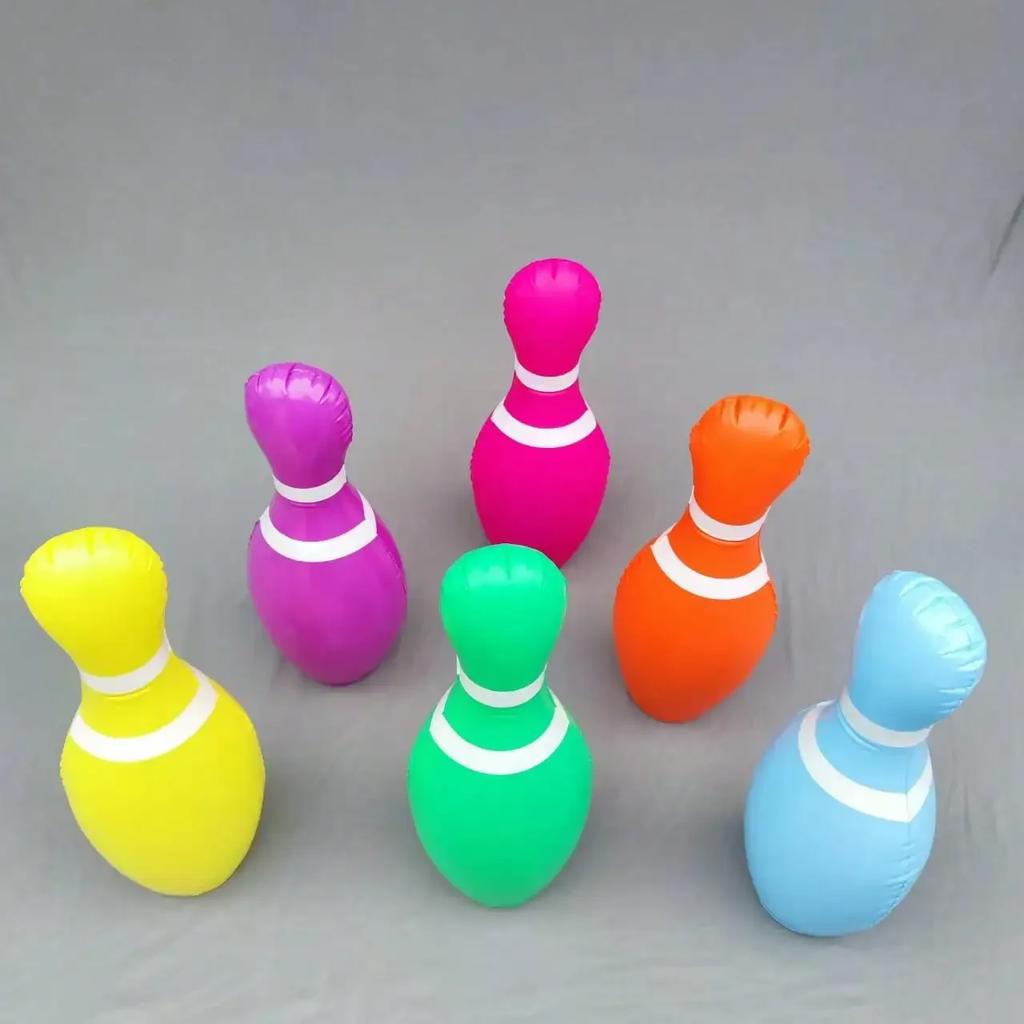 Children's Inflatable Bowling Sports Toy Set - Colorful Outdoor Bowling Game Toy Fun Family Interactive Game Toy Set for Kids