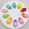 10pcs Champion Same Style 4.8cm Luminous Turtle Luminous Turtle Resin Small Ornament Accessories DIY Accessories Children