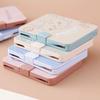 Folding Small Comb With Mirror Compact Pocket Size Portable Traveling Hair Brush Cosmetic Mirror Head Scalp Massager Relax Brush