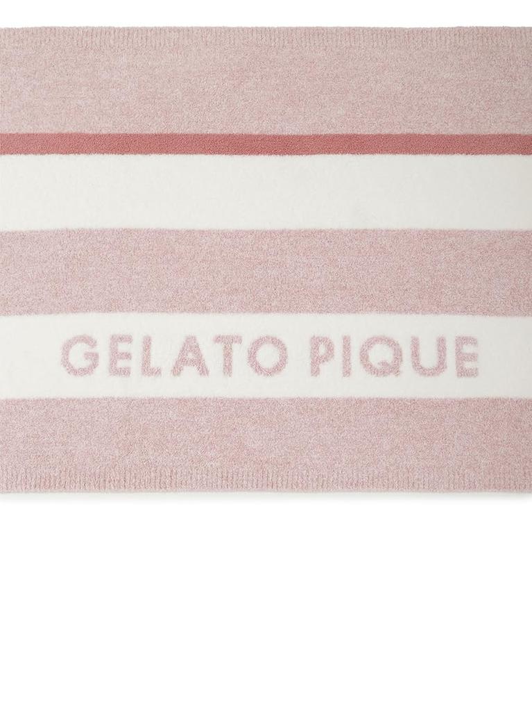 Gelato Pique Powder Melange Border Blanket PWGG245535PNKF
