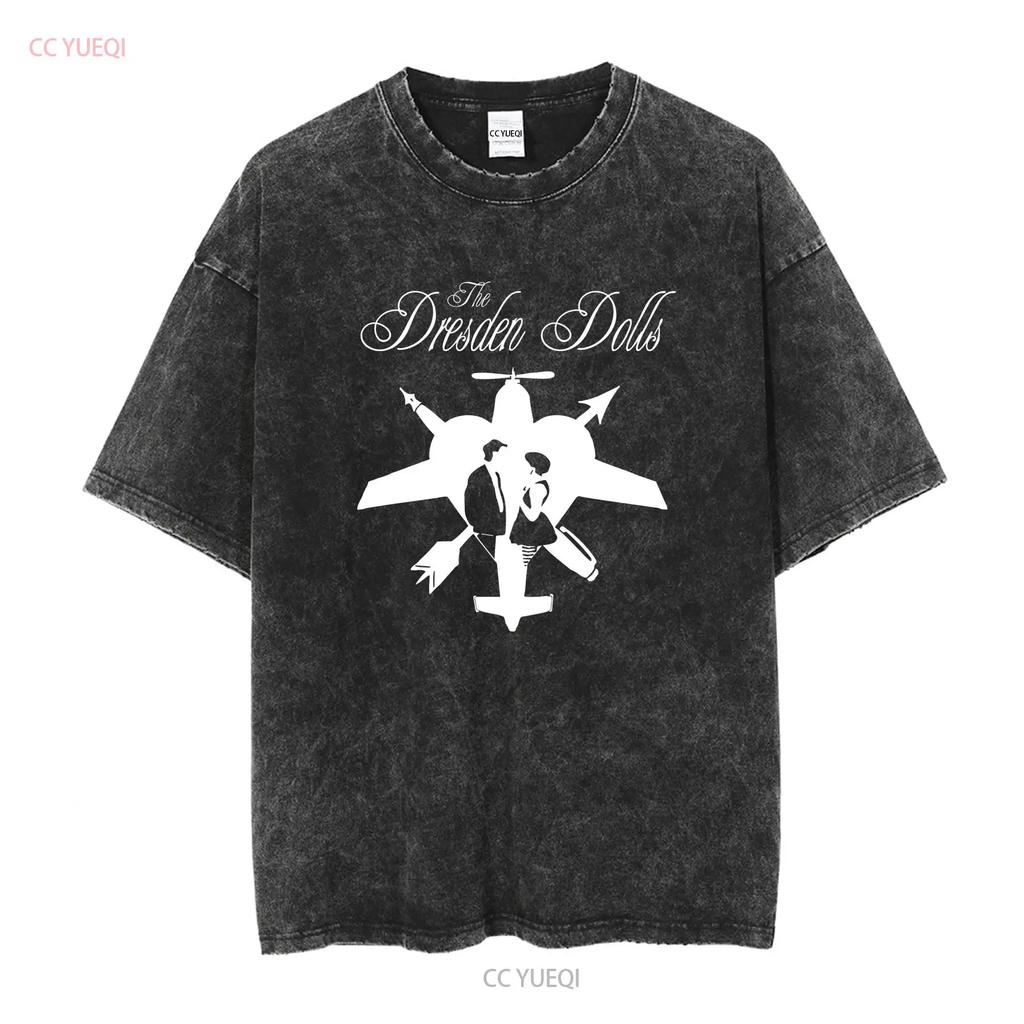 Camiseta The Dresden Dolls tendencia hoT Navidad vintage Lavada Ligeramente hombre ropa de diseñador Transpirable