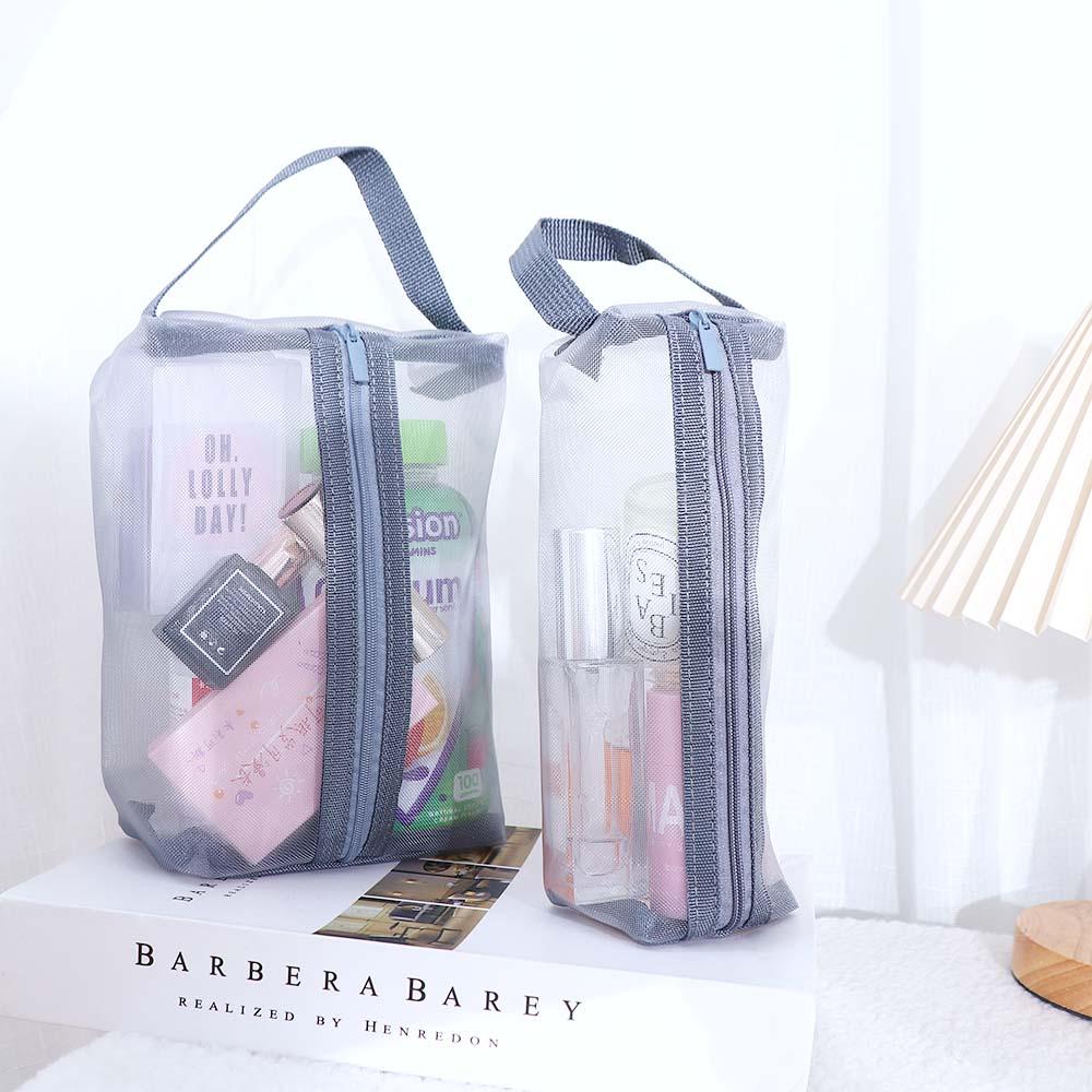 Student Stationery Bag Fashion Handbag Women Cosmetic Bag Zipper Makeup Bag Korean Storage Bag Skin Care Storage Bag