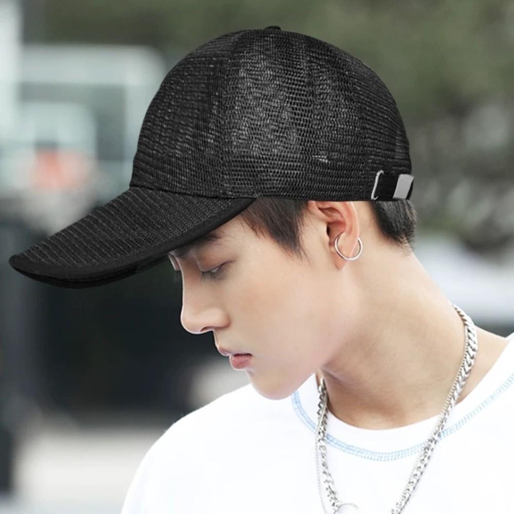 Quick-dry Men Snapback Hat Adjustable Sports Mesh Caps Trucker Cap Mesh Baseball Cap Unisex