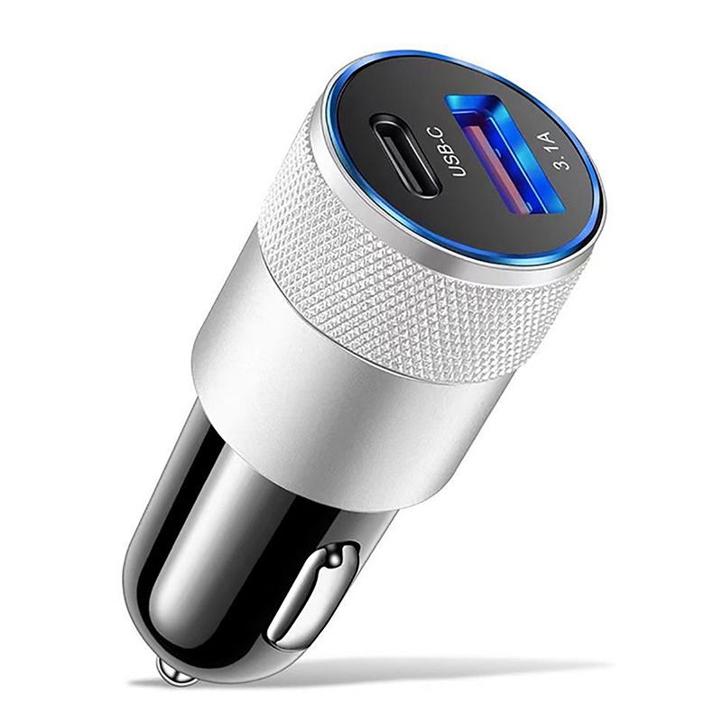 66W Usb Car Charger Type C Fast Charging Phone Adapter For Huawei Pd Phone Charger Car Adapter Socket Cigarette Lighter