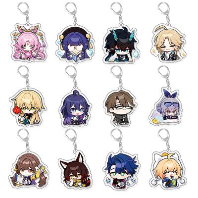 Honkai Star Rail Keychain for Accessories Bag Anime Pendant Key Chain Ring Gifts Key Holder