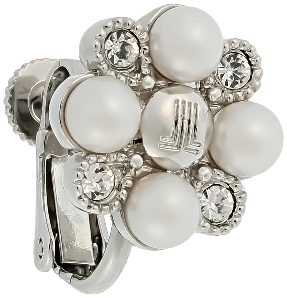 En Sesampa Petite Pearl Earrings LAME0961 XW [Lanvin Bleu]