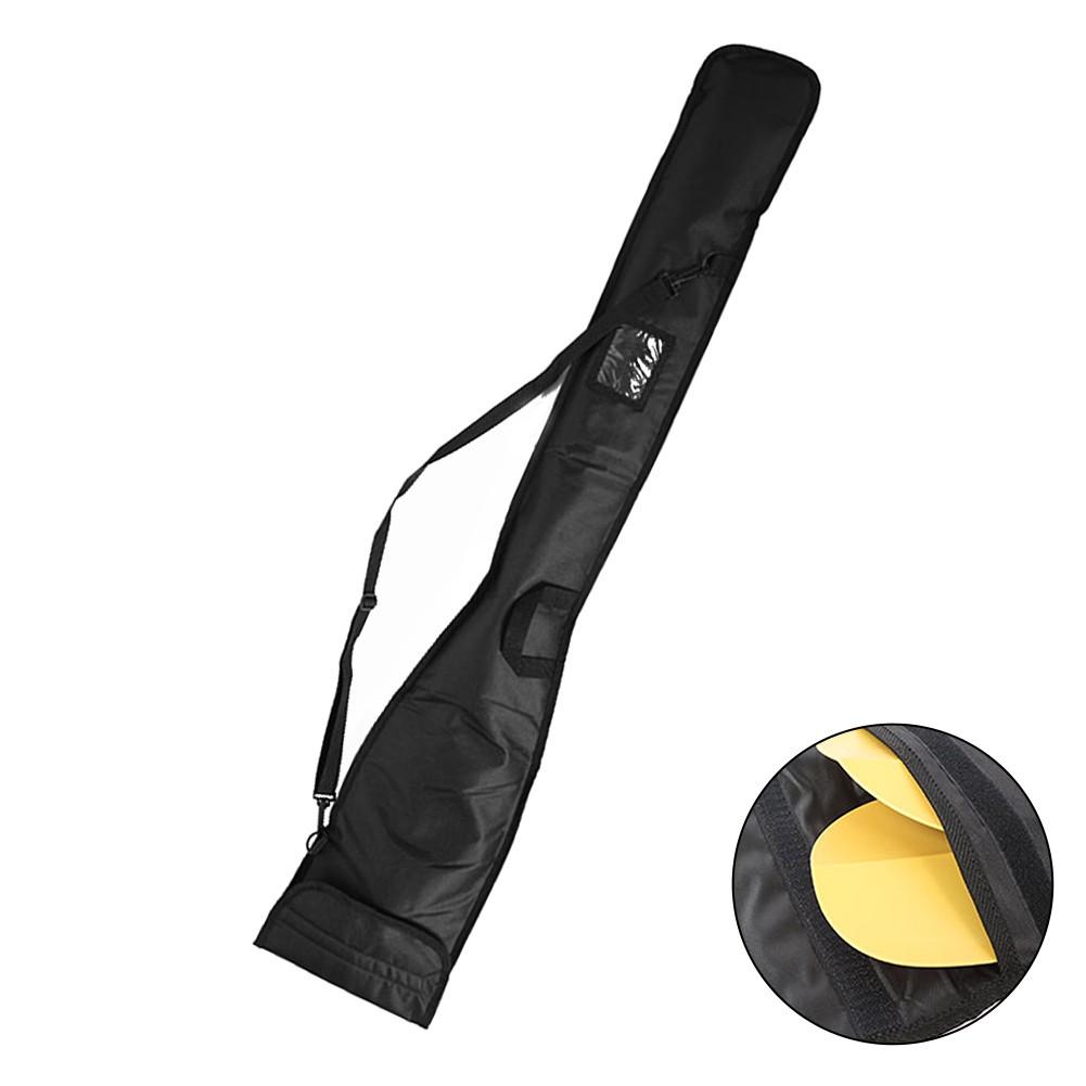 Sac à pagaies 130*26cm Bandoulière réglable Noir Bateau Peut stocker 2 pagaies