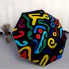 1pc Colorful Patterns Automatic Open/Close Umbrella, Umbrella with Cartoon Design, Portable Compact Umbrella for Men & Women, Good Holiday G