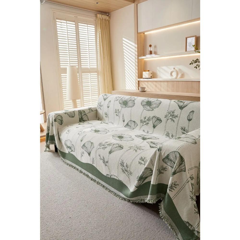 

Funda Sofa Home Синель Цветы Диван Коврик Пледы Всесезонный Кемпинг Пикник Одеяло Чехол Чехол для Дивана 180x130