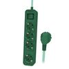 Philips Extension Cord Power Strip Surge Protector 4 Sockets 1.5M Green
