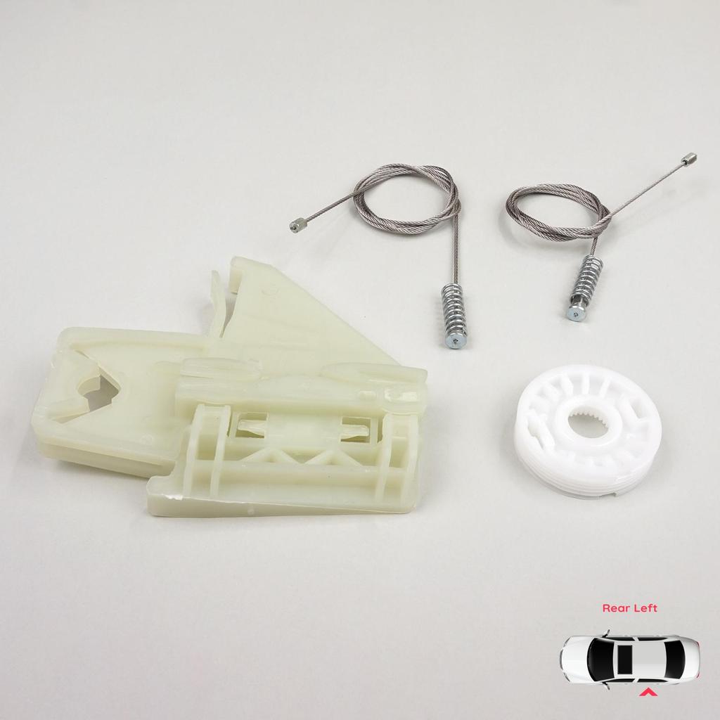 BWR5076 Sada na opravu elektrického stahování oken Zadní levé dveře pro Škoda Octavia MK2 A5 1Z3 1Z5 2004-2013 4/5-dveřový 1Z0839655