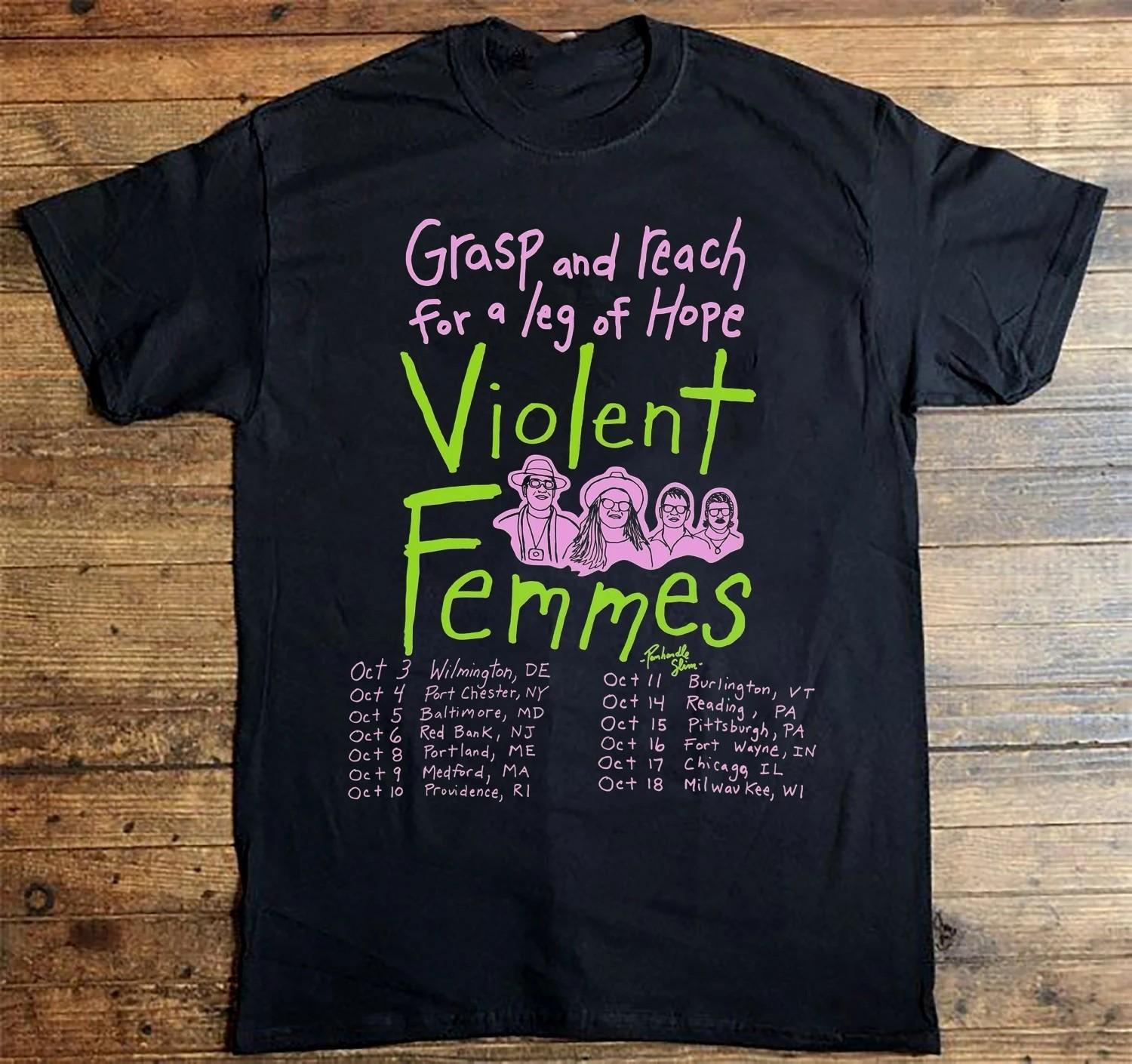 Violent Femmes Fall 2026 Tour With Full Album T Shirt UR020 FREE SHIPPING L