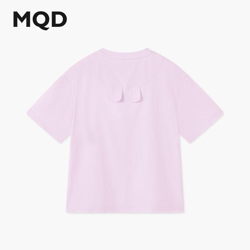 MQD Girls  Summer Sweet Heart Short Sleeve T-Shirt 120cm