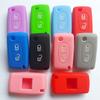 Remote Key Cover 2 Buttons Fob Shell Silicone Holder Protect For Citroen C2 C3 C4 C5 Berlingo Picasso For Peugeot 306 407 807
