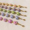 Hot Selling Pet Necklace Cat Dog Collar Imitation Pearl Cat Bone Rhinestone Pendant Personality Shiny Crystal