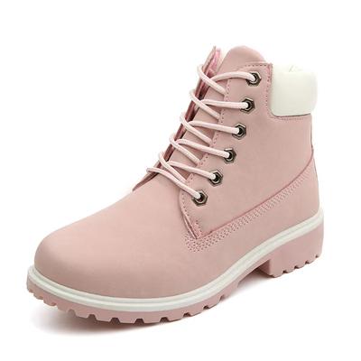 2024 Autumn Early Winter Shoes Women Snow Boots Fashion Ladies Ankle Boots Brand  Non-slip Plus Size 41 Black Pink ZH813