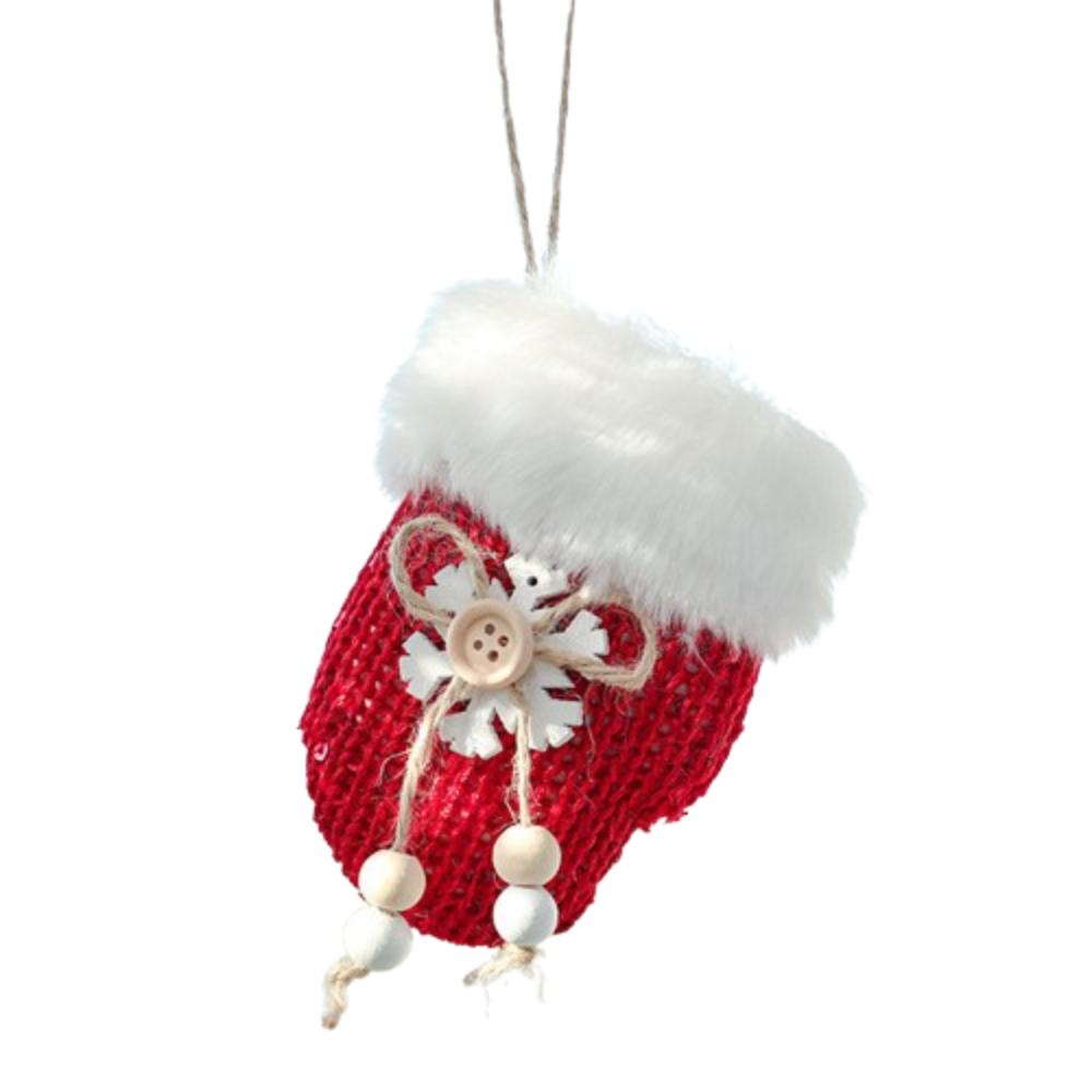 

Изысканный Домашний Рождественский Декор Мультяшные Украшения в Виде Подарочного Мешка Подвеска для Подвешивания на Рождественскую Елку Новогодние Подарки Gloves
