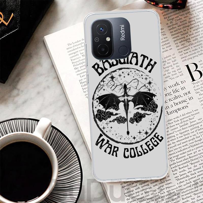 F-Fourth W-Wing Dragon Cover For Xiaomi Redmi 13 13C 14C 12 12C 10 10C 9 9C 9T 9A Phone Case 10A 8A 8 7A 7 6A 6 K80 K70 K60 K20