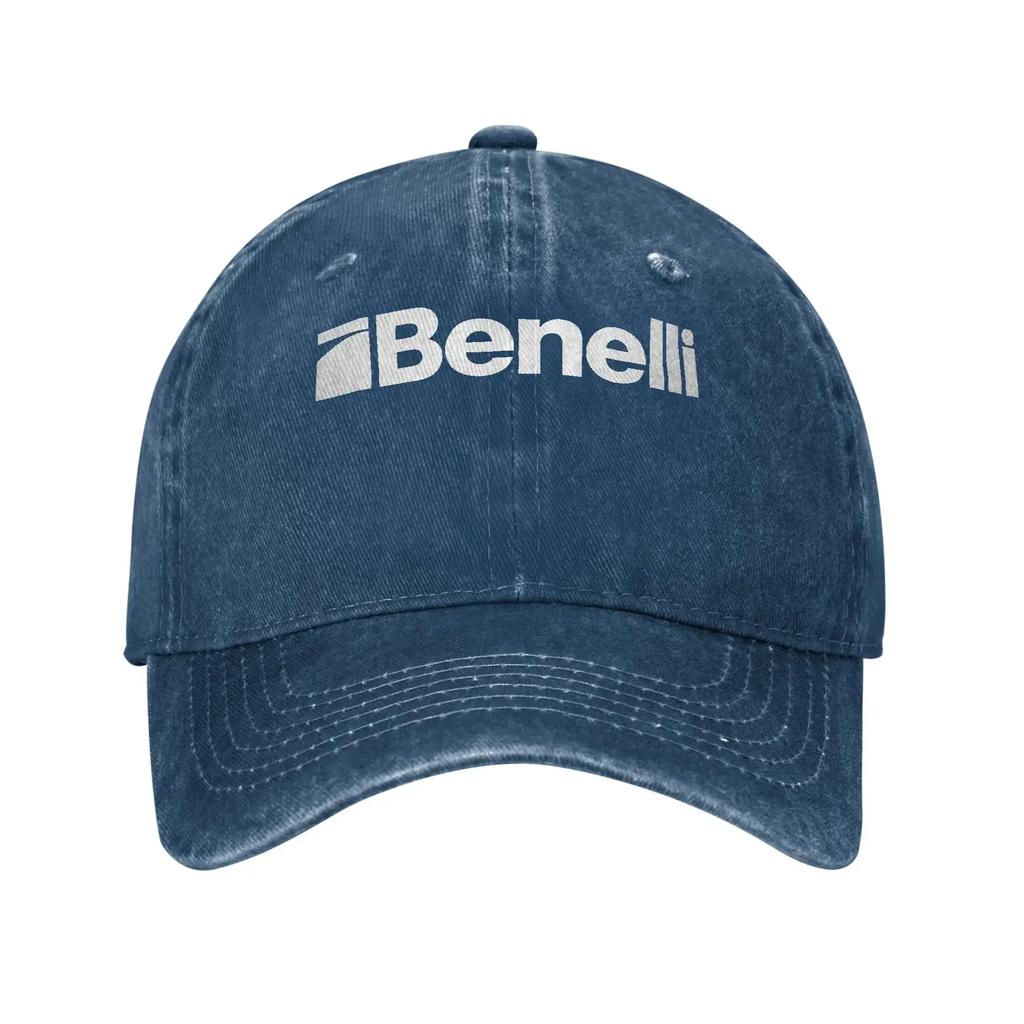 Benellis Motor Baseball Caps Fashion Distressed Denim Racing Headwear for Men Women Outdoor Activities Gift Caps Hat