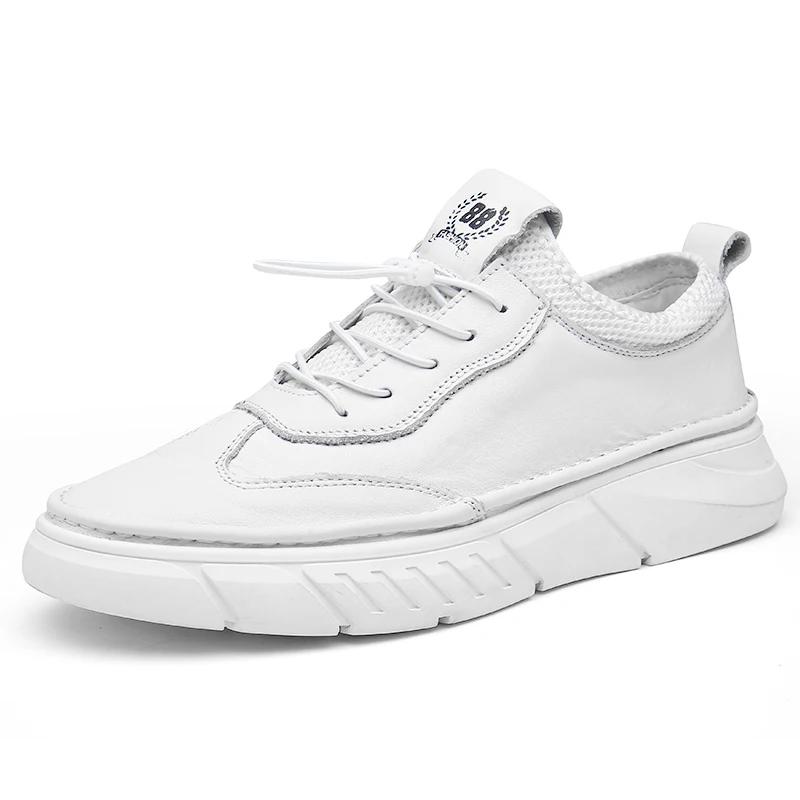 Italské Nové Pánské Ležérní Boty z Pravé Kůže Silná Podrážka Ležérní Oxfordské Boty Zimní Sametové Pánské Bavlněné Boty Doprava Zdarma