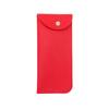 With Metal Buckle PU Leather Glasses Bag Solid Color Mini Cosmetic Bag  Jewelry Packing