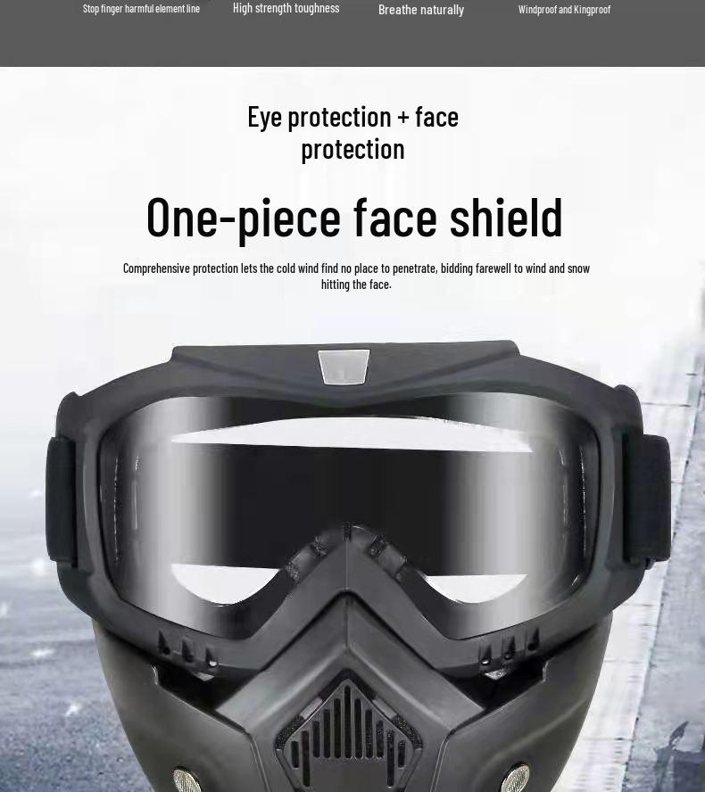 Harley Off-Road Motorcycle Goggles – Windproof Sport Protection for Outdoor Riding