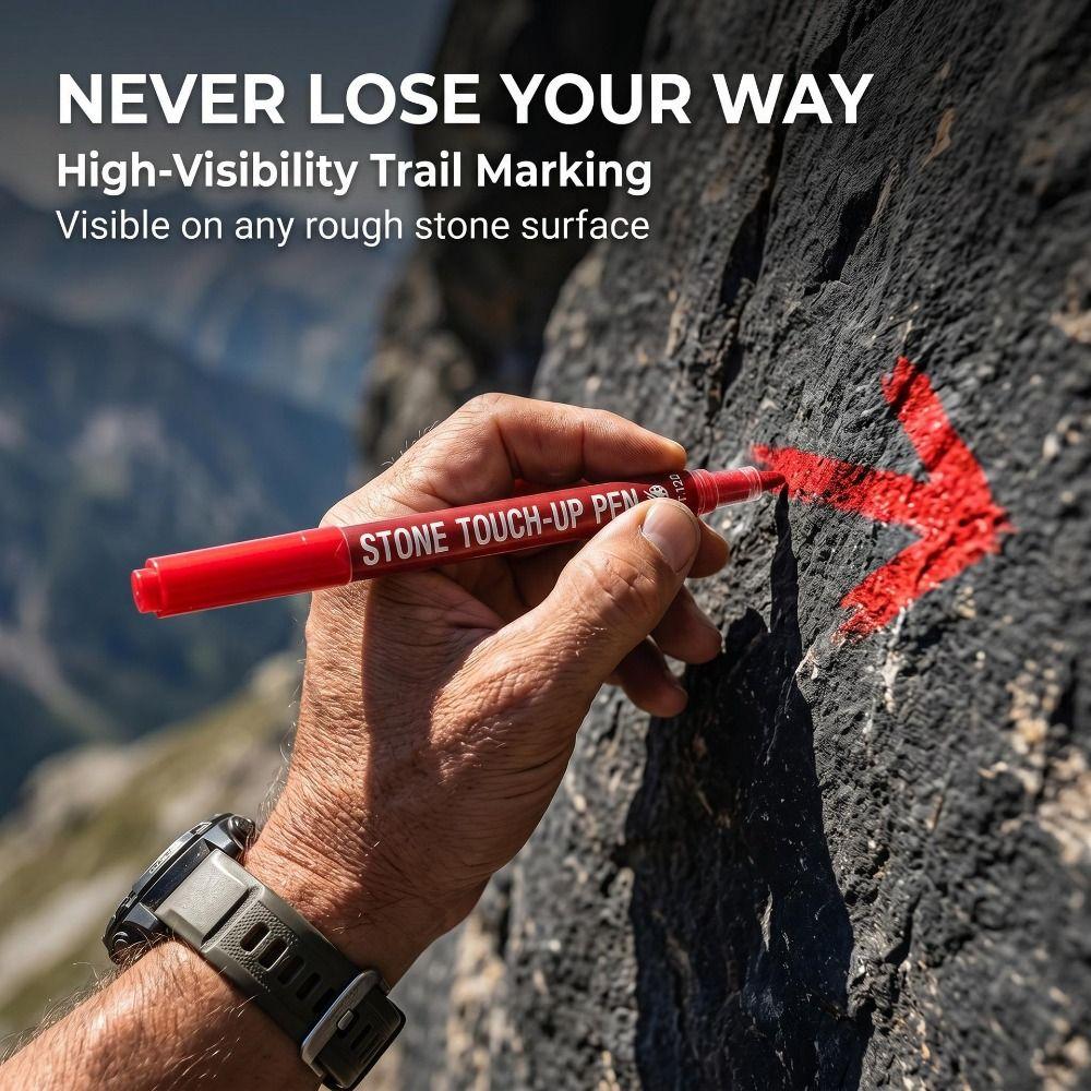 Waterproof Tombstone Touch Up Paint Pen Quick-Drying Gold Metal Marker Inscription Restoration