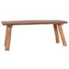 Day and Night - Day and Night Garden Bench Made of Solid Teak Wood 120 Cm