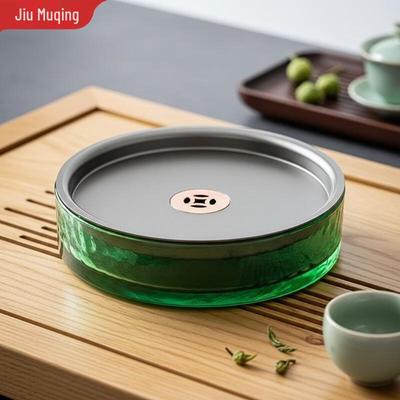 Hitzebeständige runde Glas-Teeschale