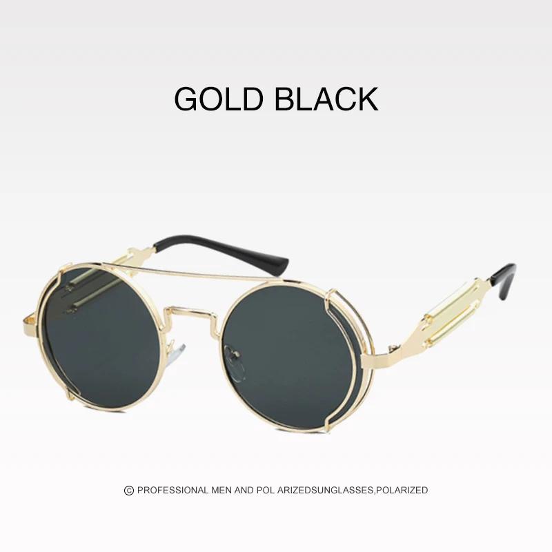 2021 New Fashion Arrival Sunglasses Vintage Style Steampunk Goggles Welding Punk Glasses Cosplay Brand Designer Five Colors Lens