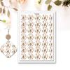 4PCS Christmas Clay Transfer Paper 95x138mm Water Soluble Paper Clay Transfer Sheets for Clay Earring Jewelry Making